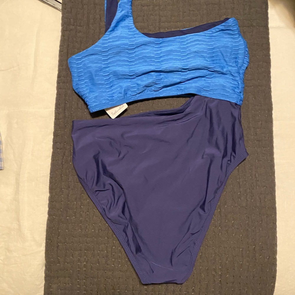 NWT Splendid Cutout Swimsuit - Picture 2 of 5